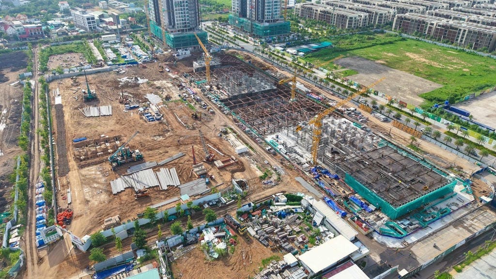 cap nhat tien do xay dung the global city