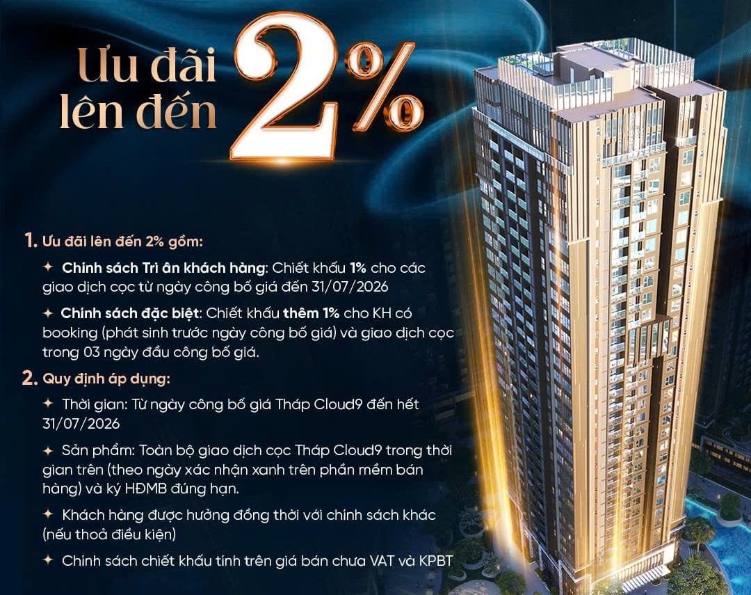 chinh sach booking cloud9 thap 9 tower the prive