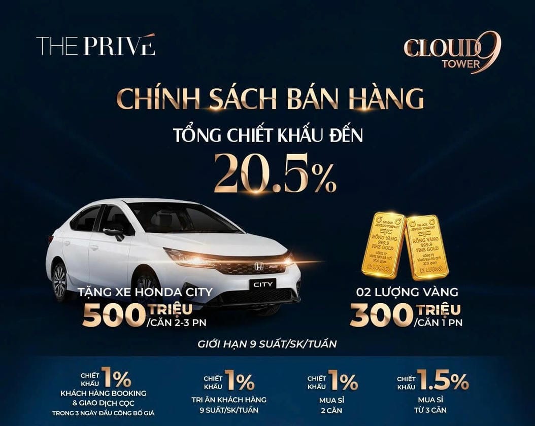 chinh sach qua tang cloud9 thap 9 tower the prive