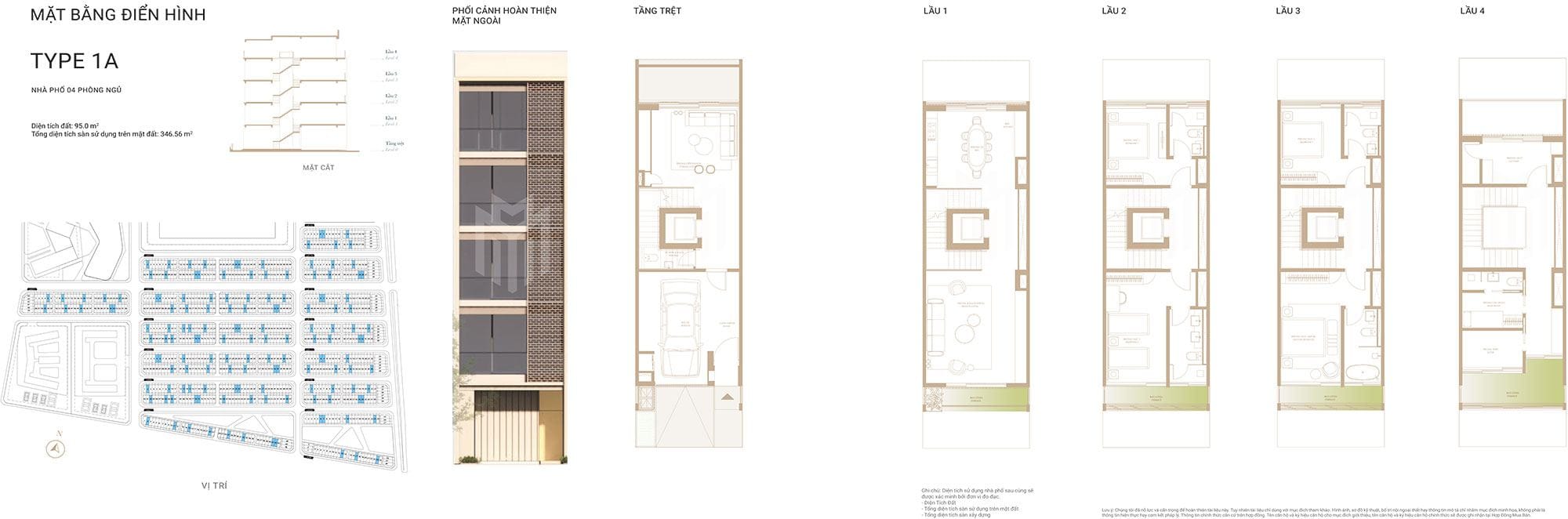 layout thiet ke nha pho soho the global city