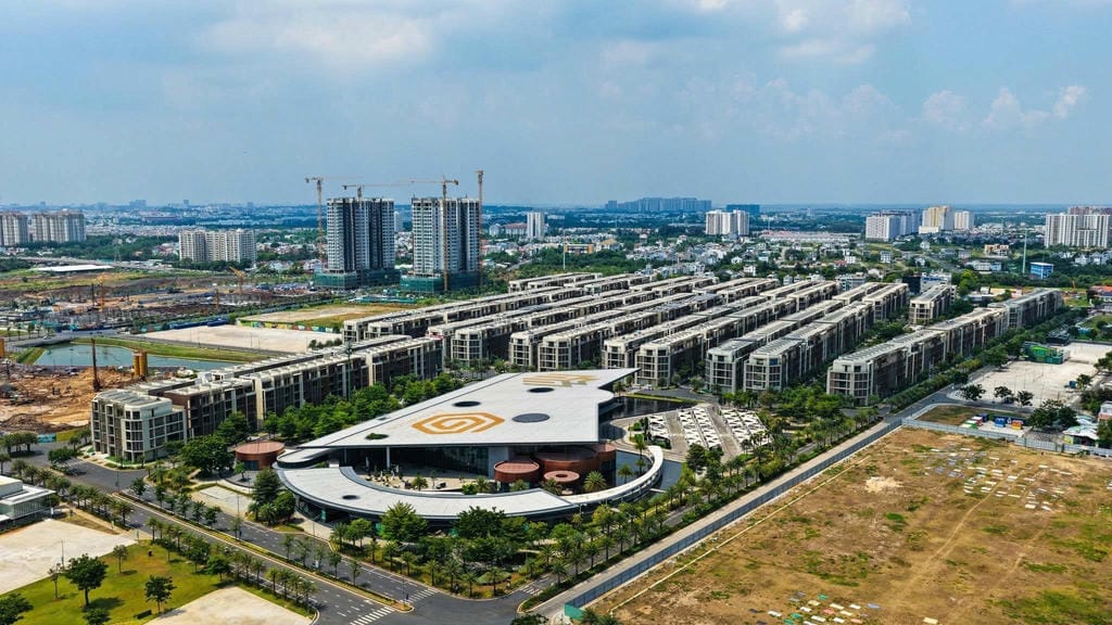 tien do xay dung the global city