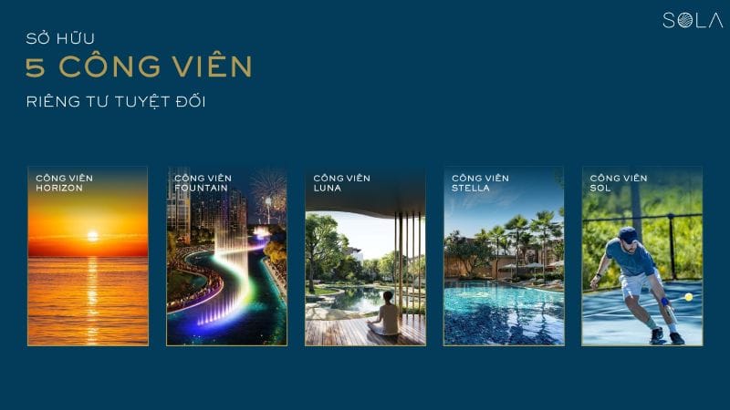 tien ich 5 cong vien biet thu sola the global city